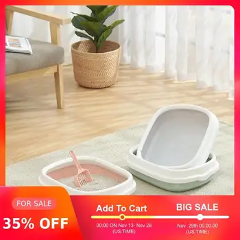 Cat Litter Bowl Toilet Bedpan Cat Excrement Training Detachable Sand Litter Box with Scoop for Pets Kitty Supplies
Cat Litter Bowl Toilet Bedpan Cat Excrement Training Detachable Sand Litter Box with Scoop for Pets Kitty Supplies