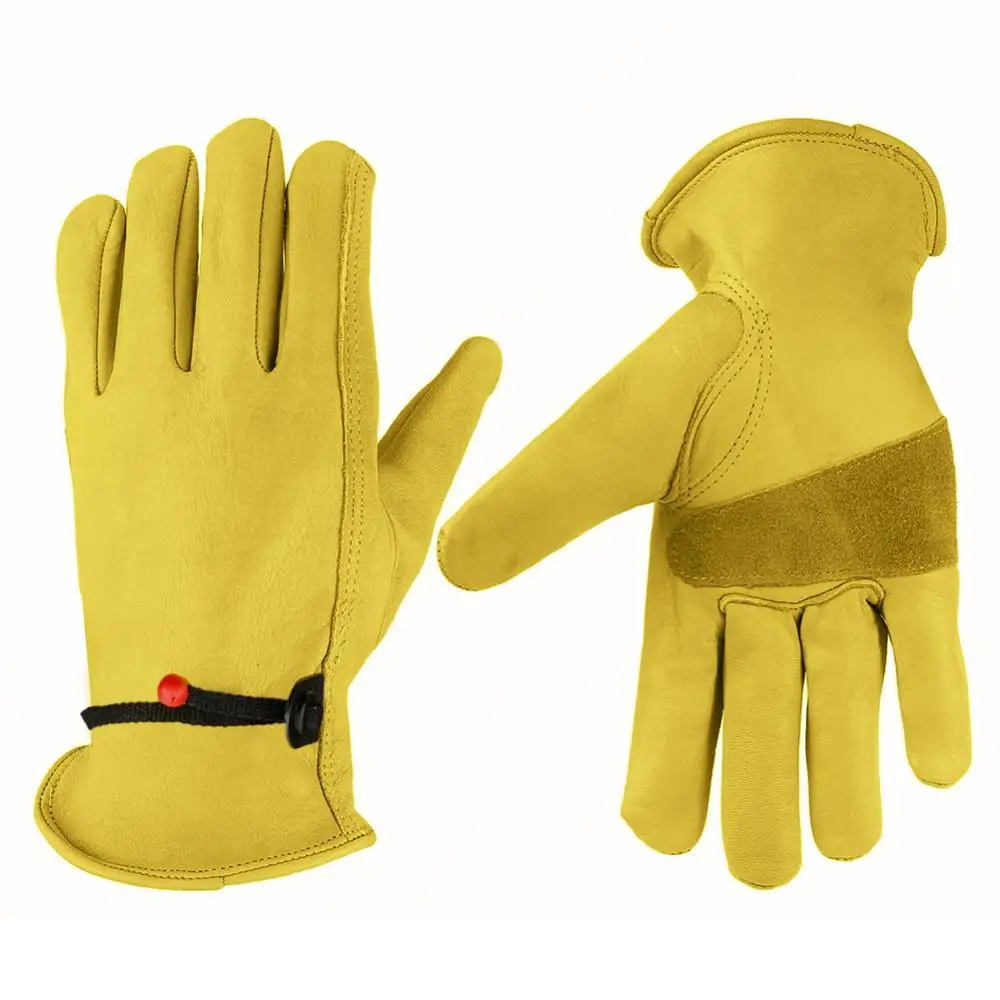 Cowhide Leather Work Safe Gloves for Garden Wear-resisting Motorcycle Driving Welding Protection Workshops Non-slip Fit Porter
Cowhide Leather Work Safe Gloves for Garden Wear-resisting Motorcycle Driving Welding Protection Workshops Non-slip Fit Porter