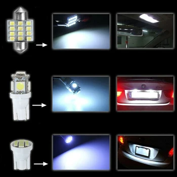 License Plate LED Lights Replacement 12SMD LED 4-T10 8SMD Domes Parts 13pcs Set Car
License Plate LED Lights Replacement 12SMD LED 4-T10 8SMD Domes Parts 13pcs Set Car
