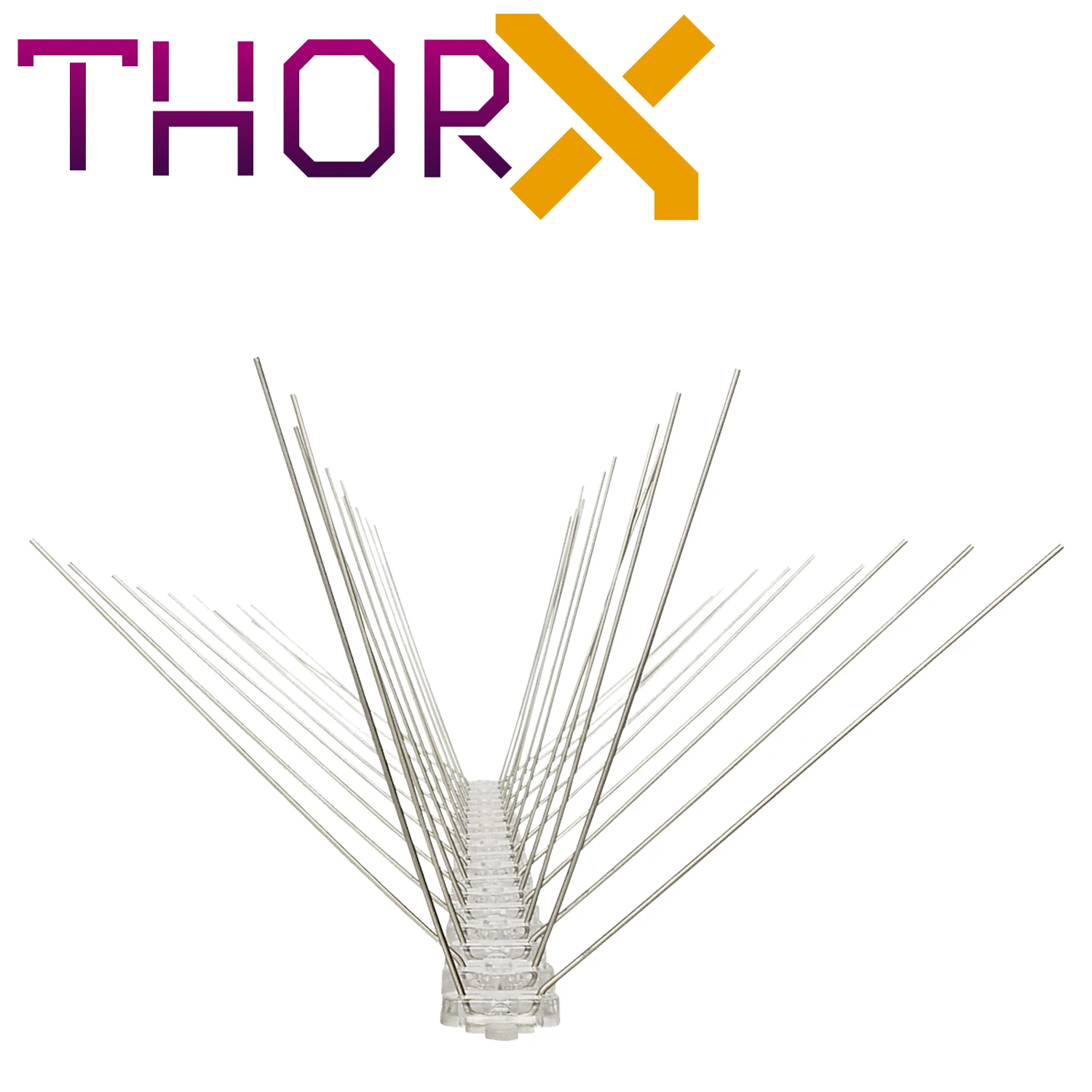 MH-04-TP 4 row pigeon spikes on polycarbonat base - high quality solution for bird control spikes
MH-04-TP 4 row pigeon spikes on polycarbonat base - high quality solution for bird control spikes