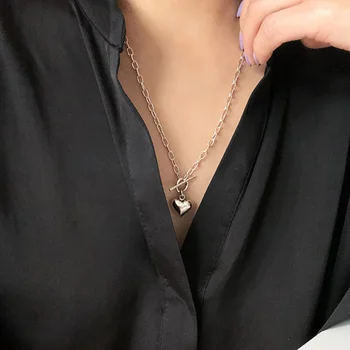 10g Genuine 925 Sterling Silver Necklace Suppler Solid Silver Heart Pendant Necklace Birthday Love Gift for Girls YA010
10g Genuine 925 Sterling Silver Necklace Suppler Solid Silver Heart Pendant Necklace Birthday Love Gift for Girls YA010