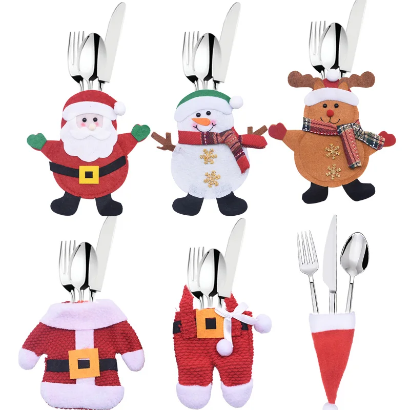 Christmas Tableware Decor Christmas Chair Cover Cute Knife Fork Set Red Christmas Hat New Year Xmas Party Ornaments Kitchen Tool
Christmas Tableware Decor Christmas Chair Cover Cute Knife Fork Set Red Christmas Hat New Year Xmas Party Ornaments Kitchen Tool