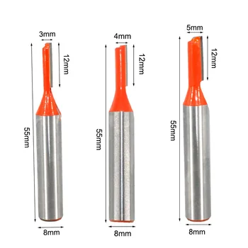 8mm Shank Milling Cutter Woodworking Straight Router Tungsten Carbide Single Flute Bit Wood For Woodwork Milling Tools MC02083
8mm Shank Milling Cutter Woodworking Straight Router Tungsten Carbide Single Flute Bit Wood For Woodwork Milling Tools MC02083