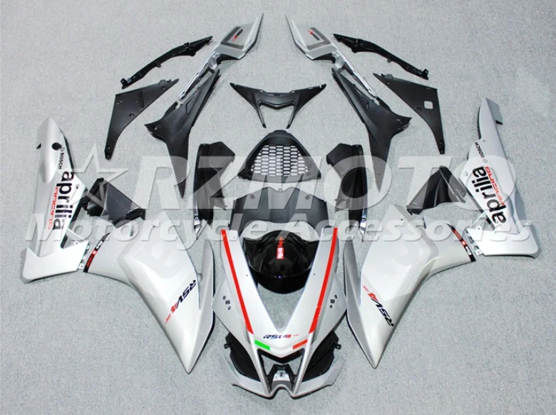 Injection Mold New ABS Fairings kit Fit for Aprilia RSV4 1000 2009 - 2014 09 10 11 12 13 14 Custom Free Red silver 
Injection Mold New ABS Fairings kit Fit for Aprilia RSV4 1000 2009 - 2014 09 10 11 12 13 14 Custom Free Red silver