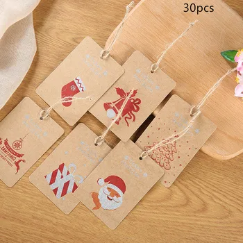 30pcs Christmas Greeting Card Hanging Card Creative Cartoon Blessing Card Mini Message Card Thank You Cards
30pcs Christmas Greeting Card Hanging Card Creative Cartoon Blessing Card Mini Message Card Thank You Cards