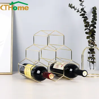 CTHome Wine Rack Metal Freestanding Kitchen Storage Stand Wine Cabinet Grape Wine Shelf Display Bar Beautiful Geometric Iron
CTHome Wine Rack Metal Freestanding Kitchen Storage Stand Wine Cabinet Grape Wine Shelf Display Bar Beautiful Geometric Iron