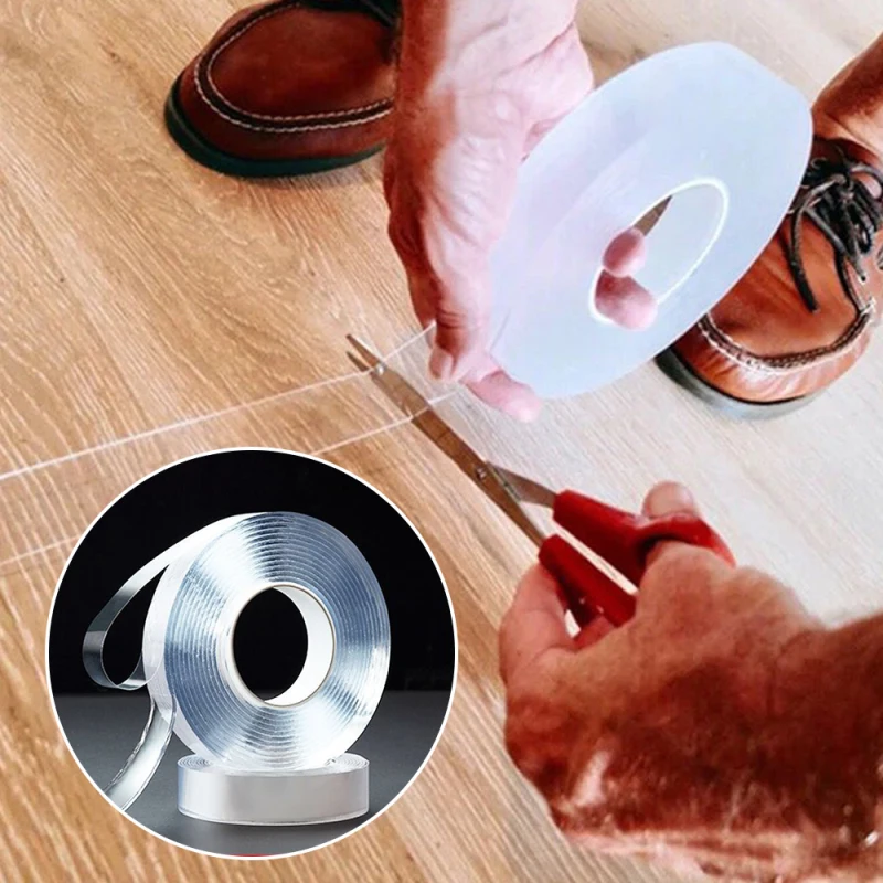 Nano Magic Seamless Tape/Double-Sided Strong Washable and Reusable tape/Seamless Multi-Function Nano Transparent Magic Tape
Nano Magic Seamless Tape/Double-Sided Strong Washable and Reusable tape/Seamless Multi-Function Nano Transparent Magic Tape