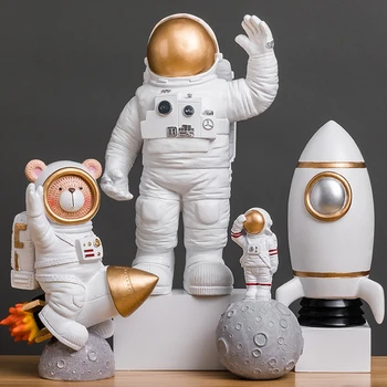 SPACEMAN STATUE ASTRONAUT SCULPTURE RESIN CREATIVE TABLE PIECE HOME DECORATION ACCESSORIES MODERN DECOR ART ORNAMENT
SPACEMAN STATUE ASTRONAUT SCULPTURE RESIN CREATIVE TABLE PIECE HOME DECORATION ACCESSORIES MODERN DECOR ART ORNAMENT