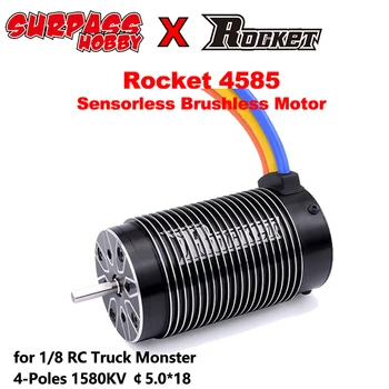 Surpass Hobby Rocket 4585 1580KV 1100KV Sensorless Brushless Motor for 1/8 1/7 1/5 RC Racing Car Truck Traxxas Truggy Tamiya
Surpass Hobby Rocket 4585 1580KV 1100KV Sensorless Brushless Motor for 1/8 1/7 1/5 RC Racing Car Truck Traxxas Truggy Tamiya