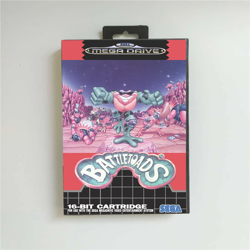 Battletoads - EUR Cover With Retail Box 16 Bit MD Game Card for Sega Megadrive Genesis Video Game Console
Battletoads - EUR Cover With Retail Box 16 Bit MD Game Card for Sega Megadrive Genesis Video Game Console
