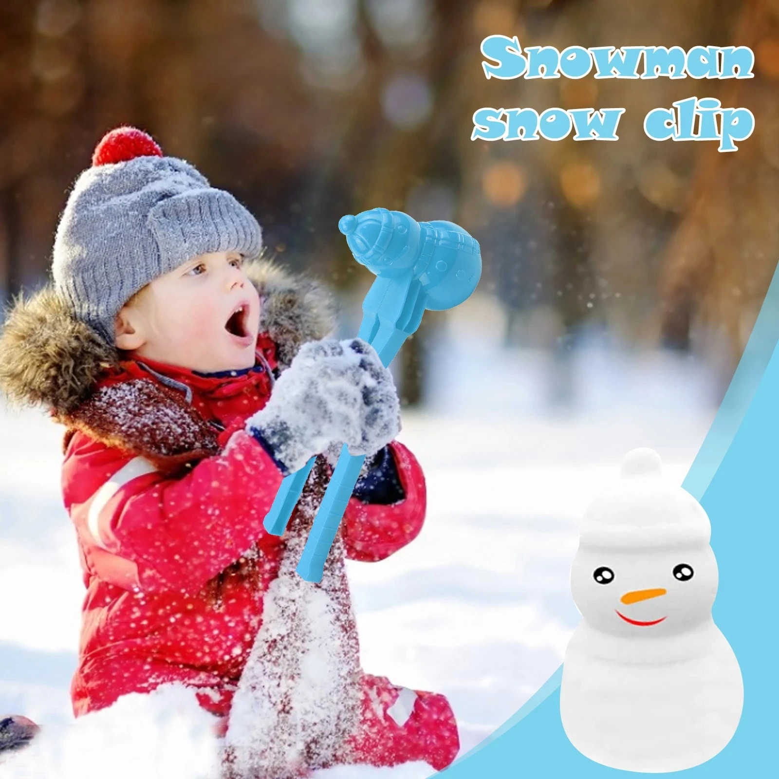 Cute Snowman Snow Mold Toys For Children Winter Outdoor Snowball Fight Toy Sports Snowball Maker Clip Kids Games Gift Рогатка
Cute Snowman Snow Mold Toys For Children Winter Outdoor Snowball Fight Toy Sports Snowball Maker Clip Kids Games Gift Рогатка