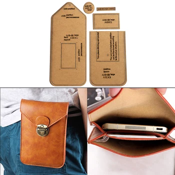 1Set DIY Kraft Paper Template New Phone Bag Sports Belt Bag Leather Craft Pattern DIY Stencil Sewing Pattern 11.5cm*17.5cm 
1Set DIY Kraft Paper Template New Phone Bag Sports Belt Bag Leather Craft Pattern DIY Stencil Sewing Pattern 11.5cm*17.5cm