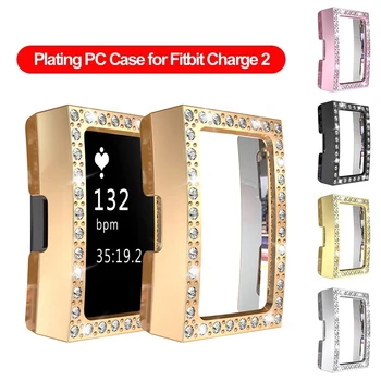 Classic Plating Hard PC Case Smart Watch Cover Bracelet Bumper Frame Luxury Crystal Diamond Protective Shell For Fitbit Charge 2
Classic Plating Hard PC Case Smart Watch Cover Bracelet Bumper Frame Luxury Crystal Diamond Protective Shell For Fitbit Charge 2