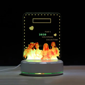 KPOP BLACKPINK LED Night Light Acrylic Lamp Decoration Board Colorful Table Night Lamp JISOO LISA ROSE JENNIE Desktop Decor
KPOP BLACKPINK LED Night Light Acrylic Lamp Decoration Board Colorful Table Night Lamp JISOO LISA ROSE JENNIE Desktop Decor