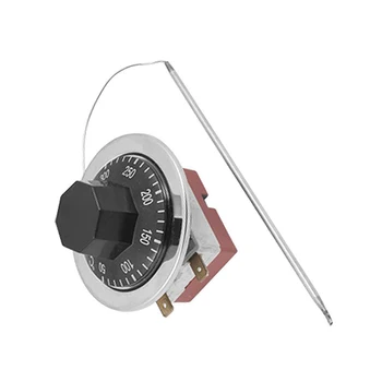 

30-85C 30-110C 50-300C Degree NC 2Pin Adjusting Temperature Controller Capillary Thermostat for Oven Water Heater