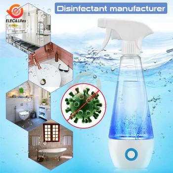 250mL 5W Disinfection Liquid Maker Machine Electrolytic Generator Sodium Hypochlorite Disinfectant Spray Sterilization Bottle
250mL 5W Disinfection Liquid Maker Machine Electrolytic Generator Sodium Hypochlorite Disinfectant Spray Sterilization Bottle