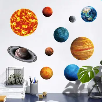 3D Jupiter Saturn Neptune Uranus Earth Venus Mars Mercury Glowing Planets Wall Stickers Solar System Decals For Home Decor
3D Jupiter Saturn Neptune Uranus Earth Venus Mars Mercury Glowing Planets Wall Stickers Solar System Decals For Home Decor