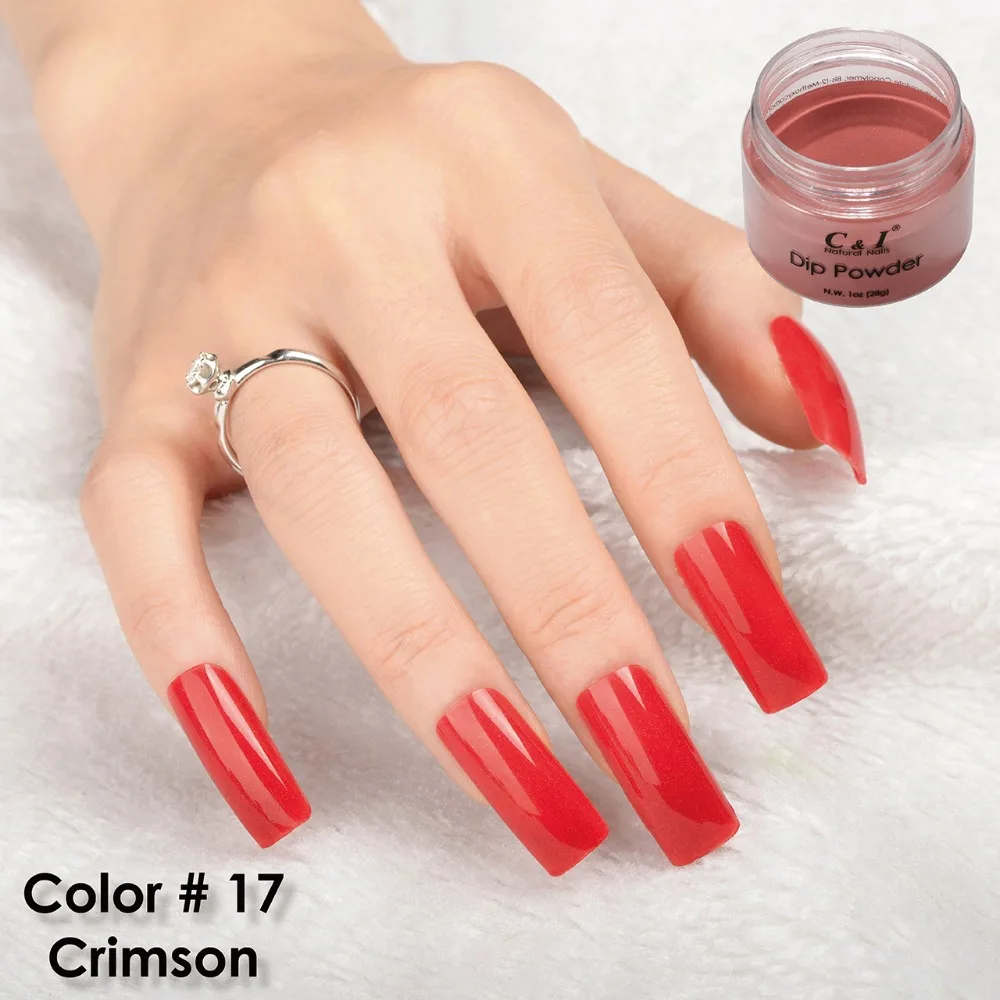C&I Dip Powder Color # 17 Crimson 3