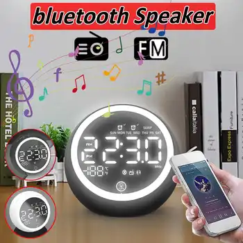 LED Digital Dual Alarm Clock Wireless bluetooth Bass Speaker FM Radio + USB Charger Port Music Player Snooze Temperature
LED Digital Dual Alarm Clock Wireless bluetooth Bass Speaker FM Radio + USB Charger Port Music Player Snooze Temperature