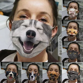 Unisex Adult 3d Animal Printed Funny Mouth Mask Outdoor Breathable Cycling Anti Pm2.5 Pollution Mask for face Women Reusable
Unisex Adult 3d Animal Printed Funny Mouth Mask Outdoor Breathable Cycling Anti Pm2.5 Pollution Mask for face Women Reusable