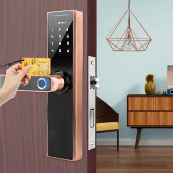 Touch Screen Door Lock Electronic Smart Fingerprint Password Card Double Tongue Door Lock Touch Screen with Key
Touch Screen Door Lock Electronic Smart Fingerprint Password Card Double Tongue Door Lock Touch Screen with Key