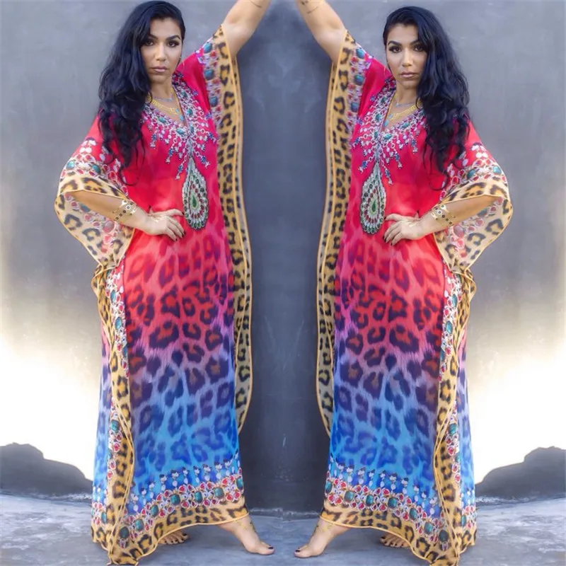 2020 Summer Leopard Printed Bikini Dress Cover-Ups Women Chiffon Kaftan Robe Swimsuit Sarong Bathing Suit Beach Wear Tunic Pareo
2020 Summer Leopard Printed Bikini Dress Cover-Ups Women Chiffon Kaftan Robe Swimsuit Sarong Bathing Suit Beach Wear Tunic Pareo