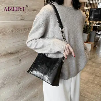 Retro Stone Pattern Crossbody Bags for Women 2020 Female PU Leather Chain Handbags Ladies Casual Solid Color Women Shoulder Bags
Retro Stone Pattern Crossbody Bags for Women 2020 Female PU Leather Chain Handbags Ladies Casual Solid Color Women Shoulder Bags