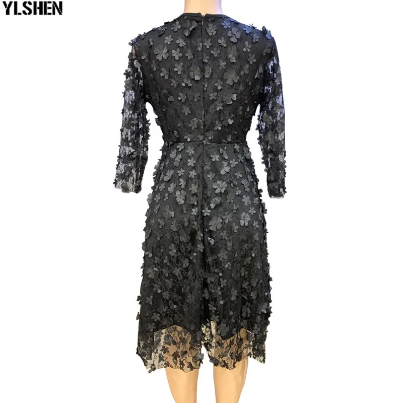Sexy Lace African Dresses for Women Dashiki Floral African Clothes High Quality New African Gown Skirt Bazin Kenya Africa Dress 03