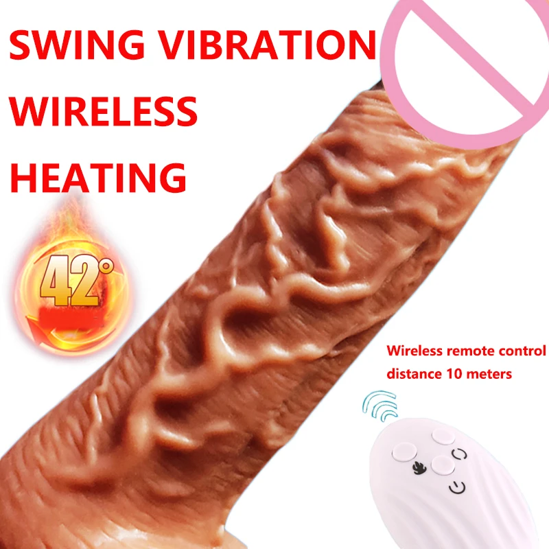 Фото Realistic Dildo Erotic Vibrator Heating Flexible Penis Dick With Suction Cup Adult Product Female Masturbation Sex Toy For Women | Красота и