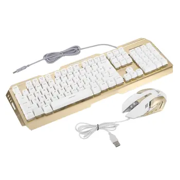 GAMEDIAS V1 Game Luminous Wired USB Mouse and Keyboard Suit With Rainbow Backlight LED Lights Mechanical Keyboard Gaming Mouse
GAMEDIAS V1 Game Luminous Wired USB Mouse and Keyboard Suit With Rainbow Backlight LED Lights Mechanical Keyboard Gaming Mouse