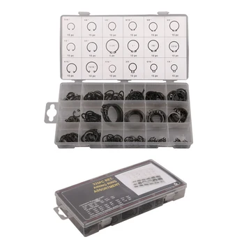Retaining Ring 225PCS Circlip Set External/Internal Retaining E-Type Lock Snap Retaining Assortment Set Hole Shaft Collar Washer
Retaining Ring 225PCS Circlip Set External/Internal Retaining E-Type Lock Snap Retaining Assortment Set Hole Shaft Collar Washer