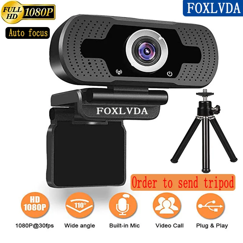 1080P webcam, NP HD PC webcam, USB microcomputer camera, built-in microphone, used for media webcast, video call and recording
1080P webcam, NP HD PC webcam, USB microcomputer camera, built-in microphone, used for media webcast, video call and recording