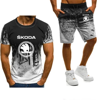 Spring Autumn Summer Mens suits for Skoda Car Logo Printed ashion Casual Gradient High Quality Men's T-Shirt+Pants Suit 2Pcs E
Spring Autumn Summer Mens suits for Skoda Car Logo Printed ashion Casual Gradient High Quality Men's T-Shirt+Pants Suit 2Pcs E