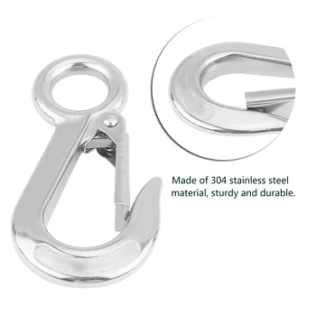 Stainless Steel 0.3T 304 Large Cargo Hook Working Load Capacity Crane Hook for all kinds of project hoisting machinery
Stainless Steel 0.3T 304 Large Cargo Hook Working Load Capacity Crane Hook for all kinds of project hoisting machinery
