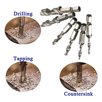 Silver Hole Drill Bit Drills Bit Hole Drill Bit Set Brick Wall Electrical Accessories Durable Portable Practical
Silver Hole Drill Bit Drills Bit Hole Drill Bit Set Brick Wall Electrical Accessories Durable Portable Practical