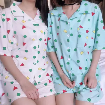 Short sleeved japanese summer cute sweet girls women pajama sets female sleepwear
Short sleeved japanese summer cute sweet girls women pajama sets female sleepwear