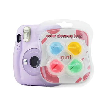 4pcs/Set Colorful Filters Magic Color Close Up Instax Lens for Fujifilm Instax Mini 11 Instant Camera Green Blue Pink Yellow
4pcs/Set Colorful Filters Magic Color Close Up Instax Lens for Fujifilm Instax Mini 11 Instant Camera Green Blue Pink Yellow