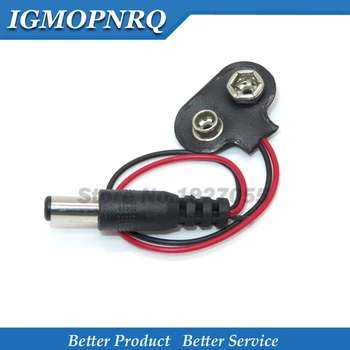 10PCS 9V Battery buckle 10cm Snap Cable to DC 9V Clip Male Line Battery Adapter For R3 DIY Jack Connector 
10PCS 9V Battery buckle 10cm Snap Cable to DC 9V Clip Male Line Battery Adapter For R3 DIY Jack Connector