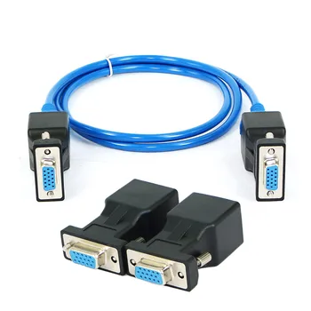 1 Pair VGA Extender Male Female to LAN RJ45 CAT5 CAT6 20M Network Cable Adapter 5.25
1 Pair VGA Extender Male Female to LAN RJ45 CAT5 CAT6 20M Network Cable Adapter 5.25