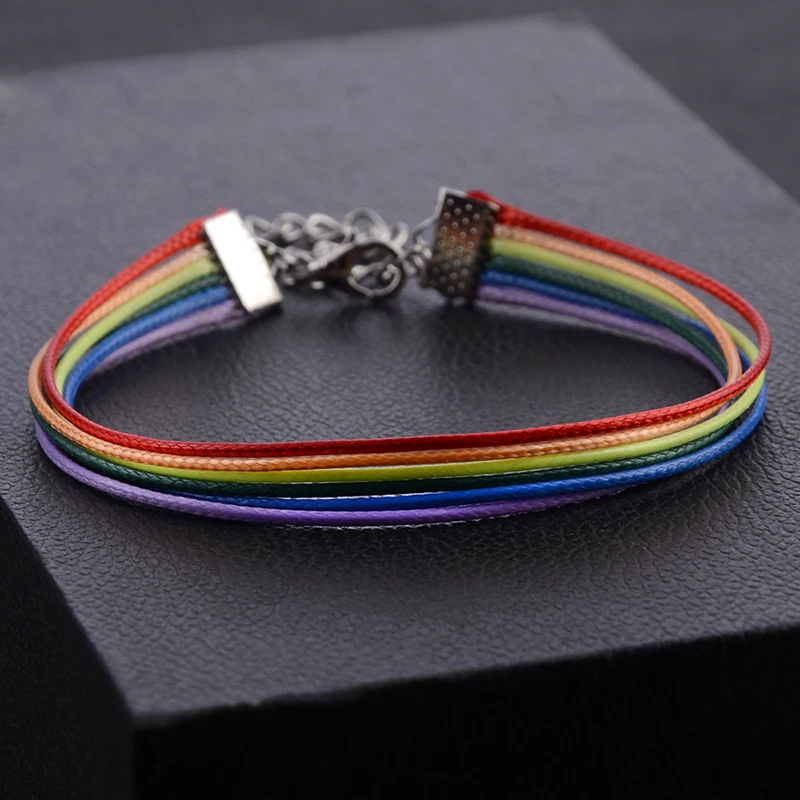 Trendy String Bracelet Men Adjustable LGBT Brazalete For Hombre Multicolor Handmade Charm Braclet Male Hand Jewelry Pulseras
Trendy String Bracelet Men Adjustable LGBT Brazalete For Hombre Multicolor Handmade Charm Braclet Male Hand Jewelry Pulseras