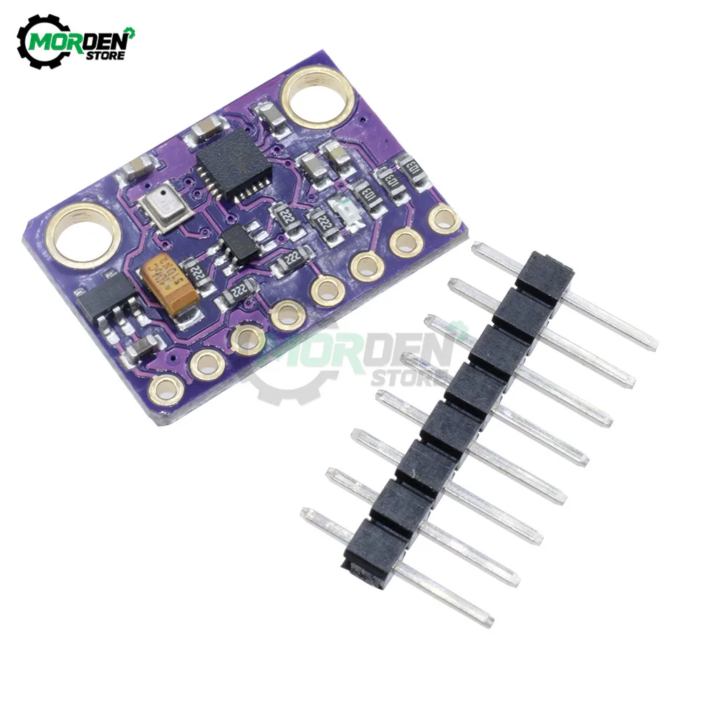 

New MPU-9250 MPU9250 BMP280 SPI IIC/I2C 10DOF Acceleration Gyroscope Compass 9-Axis Sensor Board Module GY-91 For Arduino 3-5V