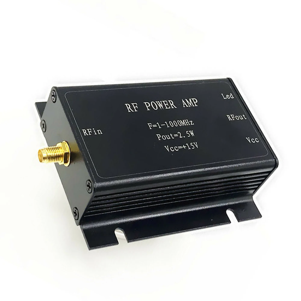 1-1000MHz 2.5W HF VHF UHF FM transmitter RF Power Amplifier For Ham Radio high quality materials durable and practical
1-1000MHz 2.5W HF VHF UHF FM transmitter RF Power Amplifier For Ham Radio high quality materials durable and practical