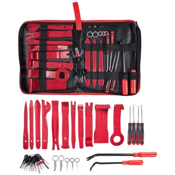 40Pcs Auto Audio Trim Removal Tool Set Car Panel Door Audio Trim Removal Install Tool Kit Upholstery Removal Tool with Storage B
40Pcs Auto Audio Trim Removal Tool Set Car Panel Door Audio Trim Removal Install Tool Kit Upholstery Removal Tool with Storage B