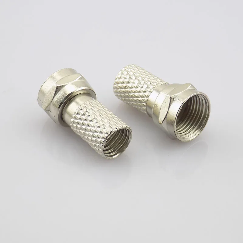 100pcs High Quality F Plug Connector RG6 Satellite Sky Virgin TV Aerial Cable Screw Twist Coax Adapter wholesale G16 
100pcs High Quality F Plug Connector RG6 Satellite Sky Virgin TV Aerial Cable Screw Twist Coax Adapter wholesale G16