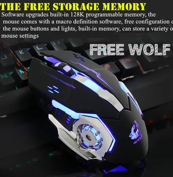 Free wolf Wired Gaming Mouse 7 Button LED 4000 DPI USB Computer Mouse Gamer Mice V5 Silent Mause With Backlight For PC Laptop
Free wolf Wired Gaming Mouse 7 Button LED 4000 DPI USB Computer Mouse Gamer Mice V5 Silent Mause With Backlight For PC Laptop