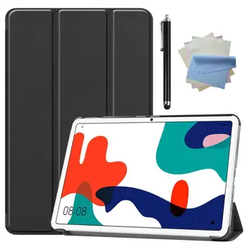 Tablet Case for Huawei Honor V6 Tablet Tri-Folding Protective Shell Wake Up Sleep+Cleaning cloth+Touch pen
Tablet Case for Huawei Honor V6 Tablet Tri-Folding Protective Shell Wake Up Sleep+Cleaning cloth+Touch pen