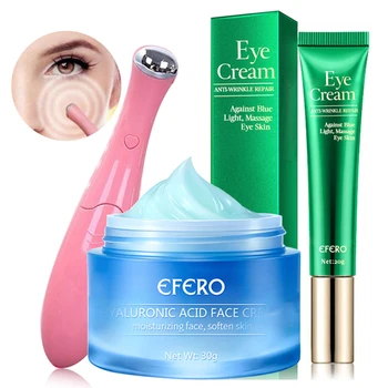 Whitening Snail Face Cream Hyaluronic Acid Moisturizer Anti Aging Wrinkle Collagen Eye Cream for Face Vibration Eye Massager
Whitening Snail Face Cream Hyaluronic Acid Moisturizer Anti Aging Wrinkle Collagen Eye Cream for Face Vibration Eye Massager