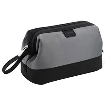 Gray Portable Men Cosmetic Bag Business Travel Waterproof Leather Large Capacity Shaving Makeup Bag
Gray Portable Men Cosmetic Bag Business Travel Waterproof Leather Large Capacity Shaving Makeup Bag