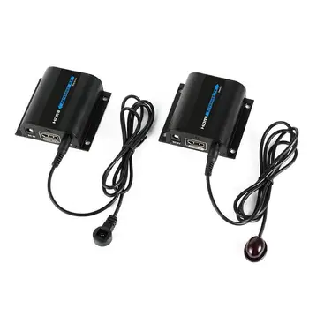Practical HD 1080P 60M HDMI Extender over Cat5e/Cat6 Ethernet Cable with IR
Practical HD 1080P 60M HDMI Extender over Cat5e/Cat6 Ethernet Cable with IR