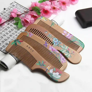1pc Flower Wooden Painted Chinese Peach Wood Healthy Scalp Massage Anti-Static Comb Hair Care Tool Gift Dropshipping
1pc Flower Wooden Painted Chinese Peach Wood Healthy Scalp Massage Anti-Static Comb Hair Care Tool Gift Dropshipping